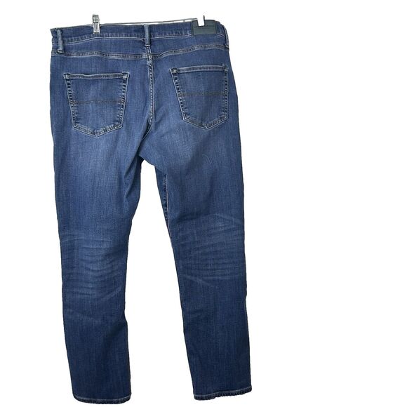 Lucky Brand Mens 410 Straight Fit Athletic Straight Fit Medium Blue 38x32 - Picture 7 of 12